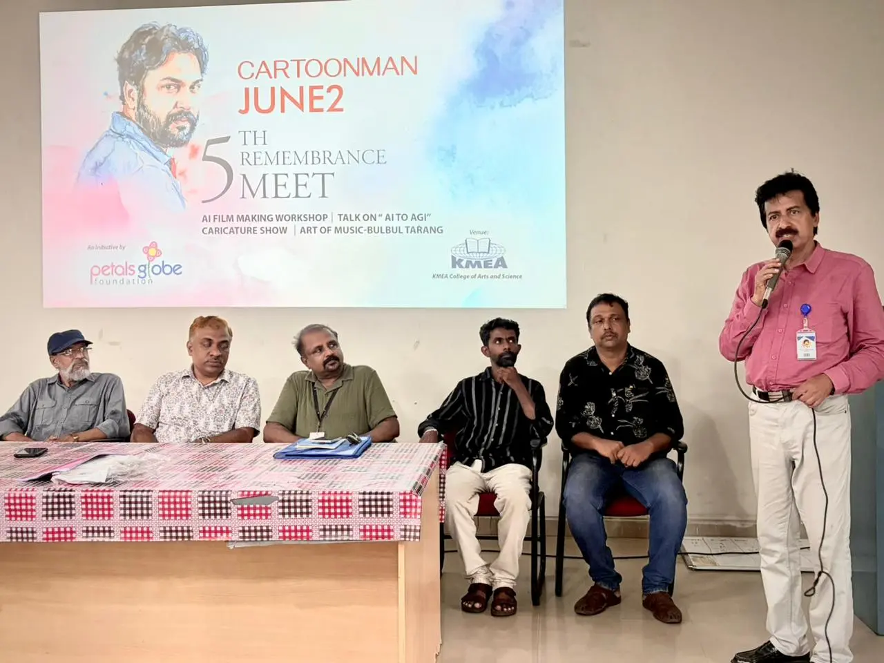 2-6-2026 CARTOON MAN - Session on AI To AGI & AI Film making Workshop