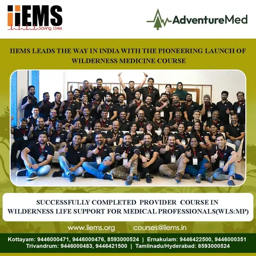 IIEMS SUCCESSFULLY COMPLETED FIRST PROVIDER COURSE IN WILDERNESS LIFE SUPPORT FOR MEDICAL PROFESSIONALS(WLS:MP)