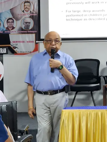 The "Stop the Bleed®" course by the American College of Surgeons was conducted at IMA Trivandrum.