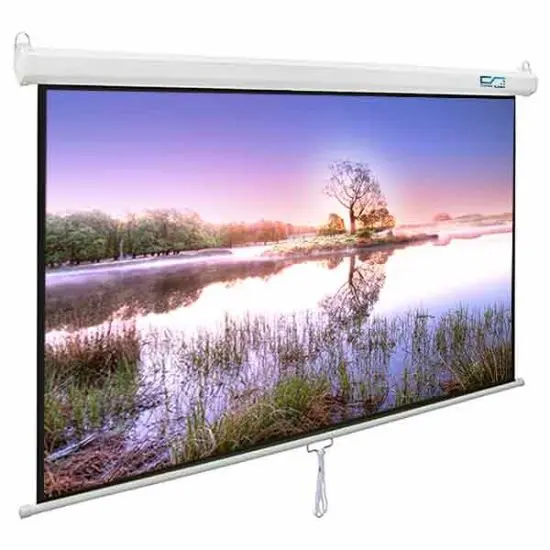 Cynthia Screens Wall Mounted Manual Self Lock Projection Screen