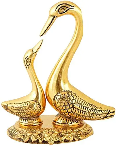 Pair of Duck Metal Decorative Showpiece 