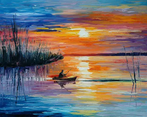 The Sunset Art Print