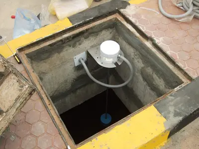 نظام إنذار إرتفاع منسوب مياه حفره الصرف الصحي