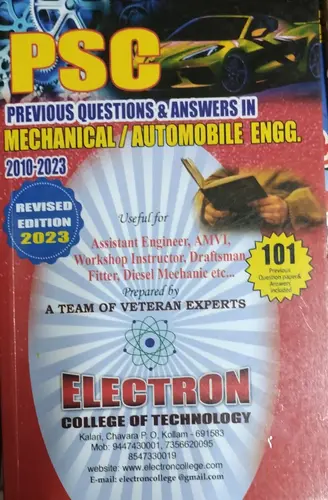 PSC-RANK FILE -MECHANICAL/AUTOMOBILE-ELECTRON COLLEGE OF ENGINEERING