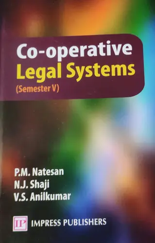 CO OPERATIVE LEGAL SYSTEM-MG UNIVERSITY B.COM SEM .5-P M NATESAN-IMPRESS PUBLISHERS