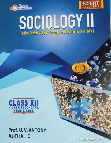 SOCIOLOGY-PLUS TWO-U V ANTONY-EXCEL PUBLICATION-PLUS TWO SERIES