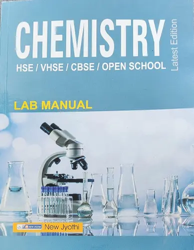 PLUS 1 & 2, CHEMISTRY,  SCERT, LAB MANUAL,  Latest Edition, New Jyothi