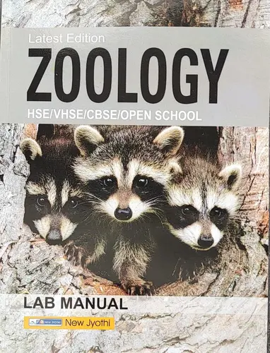 PLUS 1 & 2, ZOOLOGY, SCERT, LAB MANUEL, Latest Edition, New Jyothi Publications