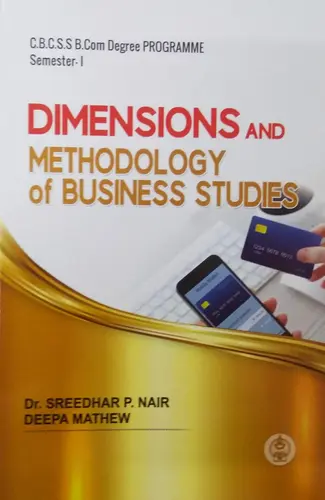  DIMENSIONS AND METHODOLOGY of BUSINESS STUDIES 