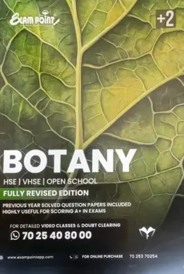 EXAM POINT PLUS TWO BOTANY SCERT +2 Maximum Publications 25-26
