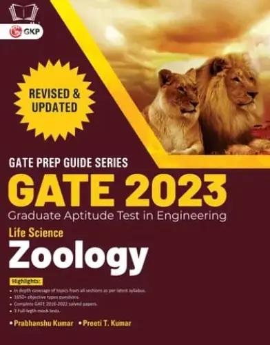 GATE-2023-ZOOLOGY-LIFE SCIENCE-PRABHANSHU KUMAR& PREETI T. KUMAR-GK PUBLICATIONS