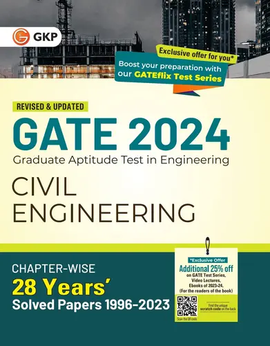  GATE 2024 Civil Engineering  Chapter-wise Solved Papers  1996-2023