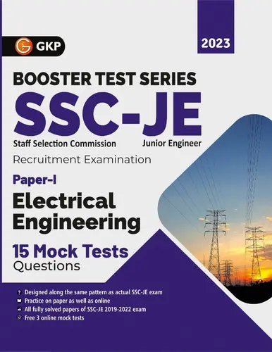 SSC JE ELECTRICAL ENGINEERING PAPER 1 MOCK TESTS