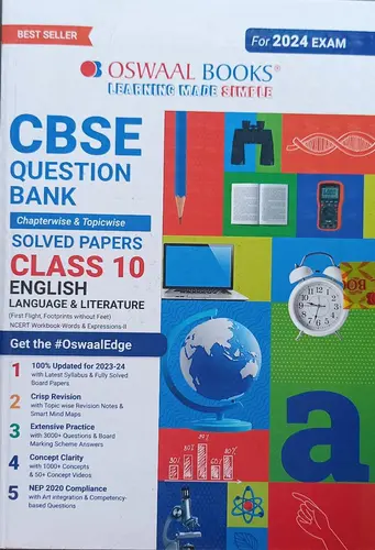 OSWAAL CBSE CHAPTER WISE AND TOPIC WISE QUESTION BANK CLASS 10 ENGLISH LANGUAGE AND LITERATURE 2023-24 