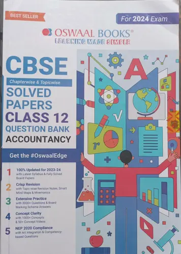 OSWAAL CBSECHAPTERWISE AND TOPIC WISE QUESTION BANK ACCOUNTANCY CLASS 12 EXAM 2024