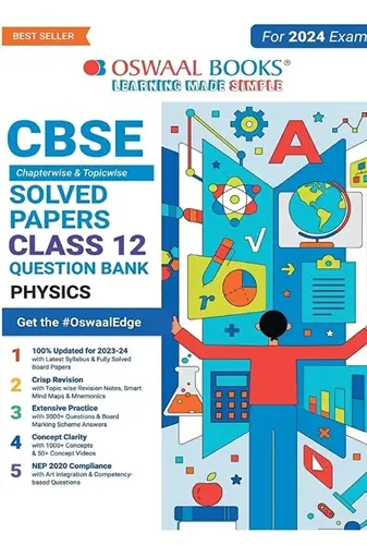 OSWAAL CBSE CHAPTERWISE AND TOPIC WISE QUESTION BANK PHYSICS CLASS 12 EXAM 2024