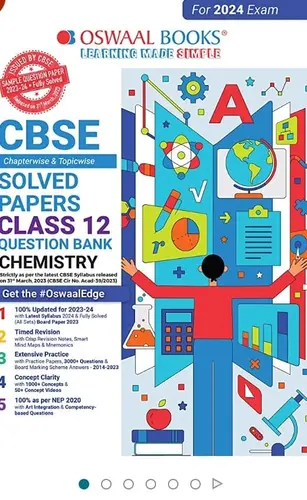 OSWAAL CBSE CHAPTERWISE AND TOPICWISE QUESTION BANK CHEMISTRY EXAM 2024