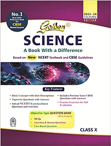 GOLDEN TOPIC WISE SCIENCE CBSE CLASS 10 EXAM 2024