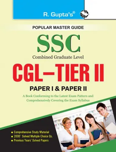 SSC  Combined  Graduate Level (CGL) TIER-II (Paper I - II)  Recruitment Exam Guide 2023