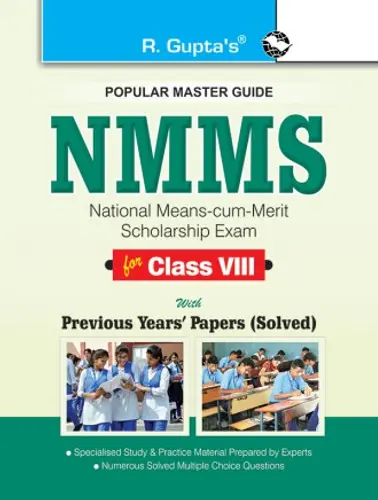 NMMS : NATIONAL MEANS CUM MERIT SCHOLARSHIP EXAM CLASS 8-solved papers