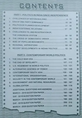 PLUS TWO POLITICAL SCIENCE | EXAM POINT