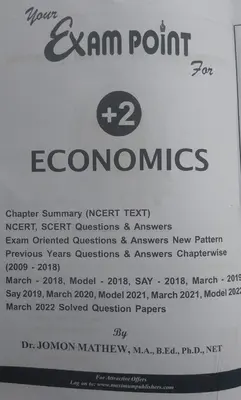 PLUS TWO ECONOMICS | EXAM POINT