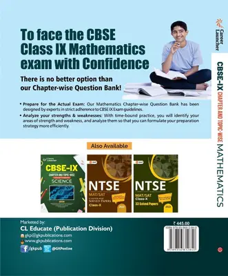 CBSE-IX MATHEMATICS  CHAPTER WISE & TOPIC WISE QUESTION BANK -GK PUBLICATIONS