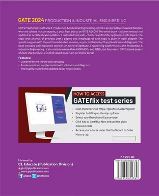 GATE 2024 PRODUCTION & INDUSTRIAL ENGINEERING GK PUBLICATIONS