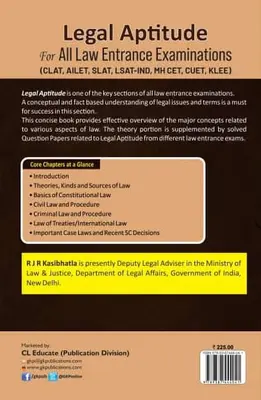 Legal Aptitude For All Law Entrance Examinations GK PUBLICATIONS