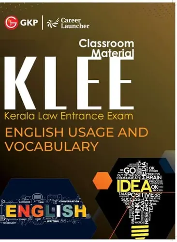 KLEE Kerala Law Entrance Exam ENGLISH USAGE AND VOCABULARY GK PUBLICATIONS