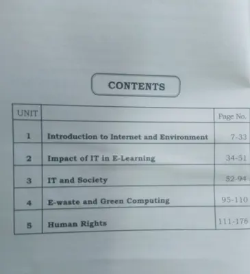 IT & ENVIORNMENT | M G UNIVERSITY -  B.com SEM.5