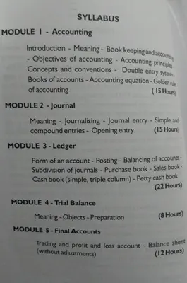 Fundamentals of ACCOUNTING  | Semester 5 B.Com. Prathibha Publications