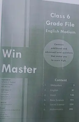 Win master Class 6 Rank File-English