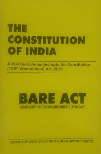 THE CONSTITUTION OF INDIA -BARE ACT