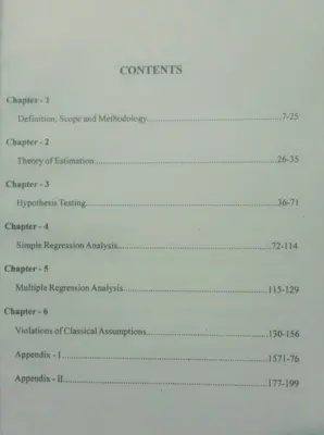 INTRODUCTORY ECONOMETRICS BA ECONOMICS SEMESTER V MG UNIVERSITY PRAKASH PUBLICATIONS