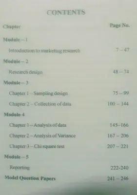 MARKETING RESEARCH C.B.C.S. B. Com Marketing Programme Semester V MG