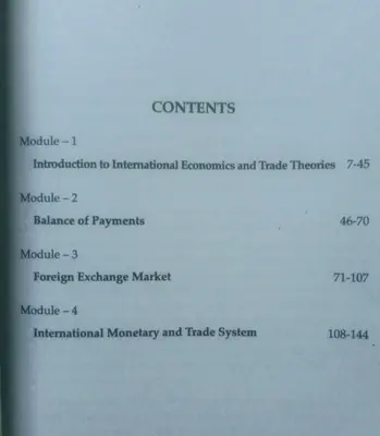 International Economics Malayalam BA CBCS BA ECONOMICS PROGRAMME Semester VI MG University  