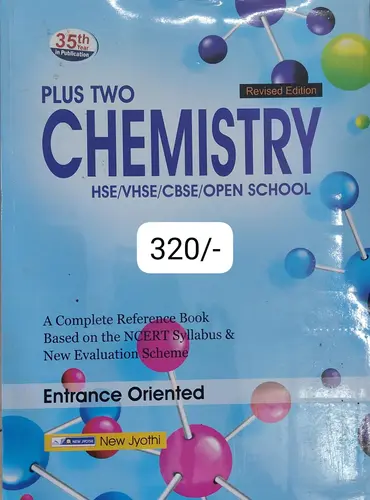 PLUS TWo CHEMISTRY NEW JYOTHI 