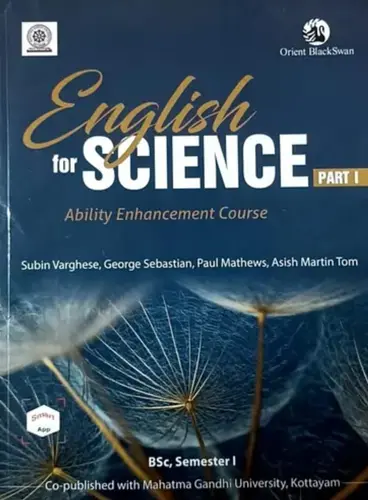 English For Science Part 1 Ability Enhancement Course Text Book B.Sc Semester 1 |