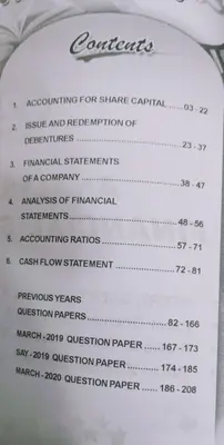 EXAM POINT ANALYSIS OF FINANCIAL STATEMENTS PART 2 ACCOUNTANCY PLUS 2