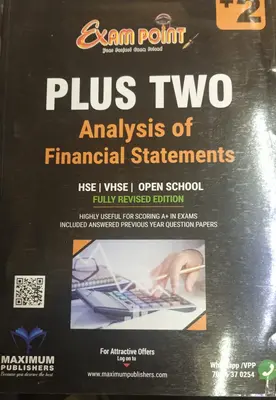 EXAM POINT ANALYSIS OF FINANCIAL STATEMENTS PART 2 ACCOUNTANCY PLUS 2
