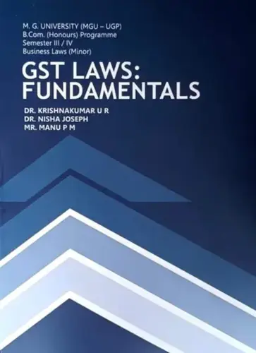 GST LAWS : FUNDAMENTALS MG UNIVERSITY B.com  HONOURS SEMESTER 3/4