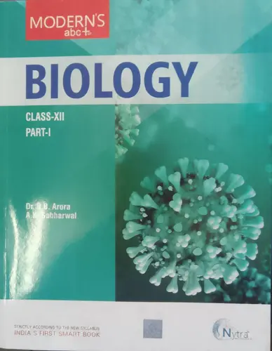 Modern's ABC CBSE Biology Guide For Class 12th Part I & II