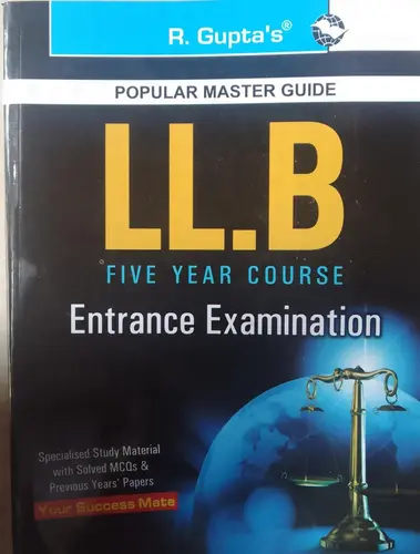 LL.B  Entrance examination Guide (5 year Course)