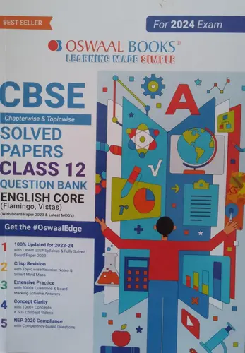 Oswal CBSE Class 12 Question Bank-English