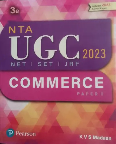 NTA UGC NET/SET/JRF Paper II - Commerce |third Edition  