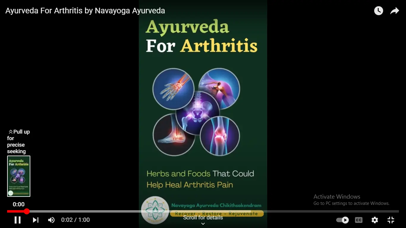 Ayurveda For Arthritis by Navayoga Ayurveda