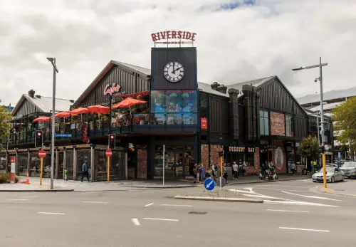 Browse and Dine at Riverside Market  