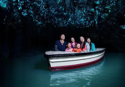 Cruise Through the Waitomo Glowworm Caves 