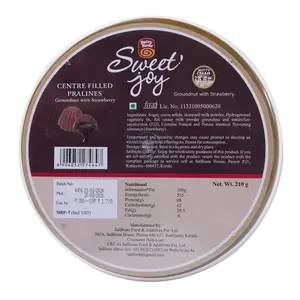 Sweetjoy Center Filled Pralines Groundnut with Strawberry